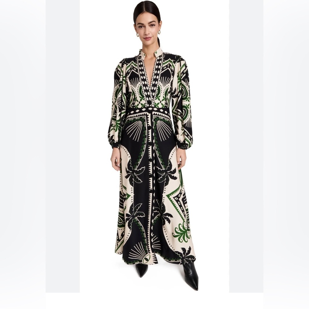 Gorgeous Farm Rio Mystic Scarf Maxi Dress